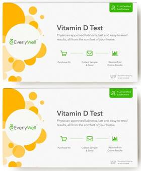 Everlywell 867504000321 Vitamin D Test Clia Certified New Sealed Shipping To Lab 2 Boxes