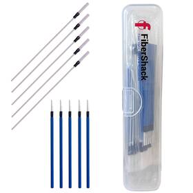 Fibershack 682269362657 Fiber Optic Cleaning Sticks - 30 Pack Universal 1.25mm And 2.5mm Individual