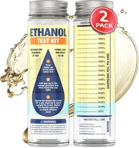 Ftv-re-tk2p Fortivo 2 Pack Ethanol Test Kit Spill-free Wide Mouth E85 Tester Bold Markings New