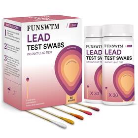 Funswtm 313040712711 Lead Test Kit - 60 Pcs Swabs 30 Second Instant Paint F
