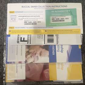 Genetrace 628110936004 Dna Paternity Test - At-home Collection Kit