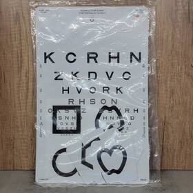 Good-lite Pb23n Good-lite Sloan Letter Lea Symbols Pediatric Vision Eye Chart Kit 10ft