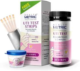 Health Metric 445053717728 Uti Test Strips For Women And Men - Easy To Use At Home Urinary Tract Infection