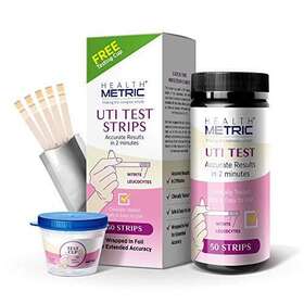 Health Metric 704907107762 Uti Test Strips For Women And Men - Easy To Use At Home Urinary Tract Infection