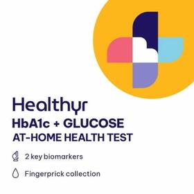 Hba1c Healthyr 860010118108 And Glucose At-home Blood Sugar Test With Lab Fee Included