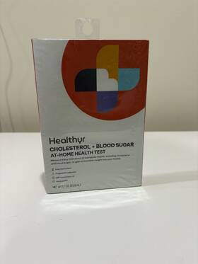 Healthyr Bflsgl30 Cholesterol Blood Sugar At-home Test Kit With Lancet Pads