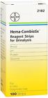 Hema-combistix Reagent Strips 100 Each Pack Of 9 386202182219