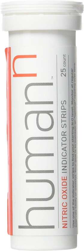 Humann 313108272232 Nitric Oxide Indicator Strips Test Salivary Nitrite Levels 25-strip