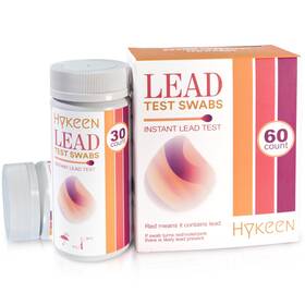 24001-60 Hykeen Lead Test Kit 60 Rapid Testing Swabs 30-second Results 2025 All-new Suitab