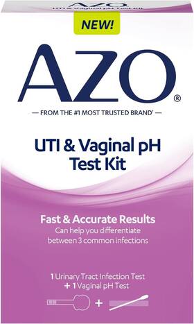 Ie76052001 I-health Inc. Azo Urinary Tract Infection Uti Test Strip Vaginal Ph Kit Fast And Accur