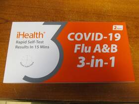 Ihealth 850044118434 Rapid Cov/flu A&b Self-test 2ct Exp 08/2025