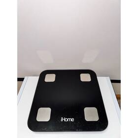 Ihome 421isswm1bl Smart Bluetooth Digital Body Scale Black Glass Top App Syncing