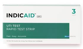 Indicaid 810113420134 Uti Test Strips At Home Urinary Tract Infection Kit For Women And Men 3 Pa