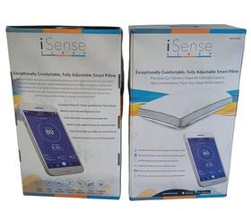 Isense 850756008009 Smart Pillow Queen Size Tracks Heart Rate Sealed New In Box