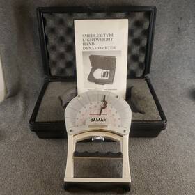 0032p Jamar Vtg 1990 Smedley-type Lightweight Hand Dynamometer With Case Model