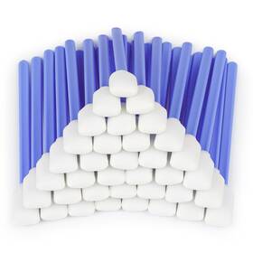Dyj-200-blue Jjovce 200 Pieces Foam Cleaning Swabs 5.11 Inch Tips Sponge Sticks For Lab Dust-fr