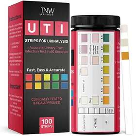 Jnw Direct 060606700365 3-in-1 Urinary Tract Infection Test Strips - Home Uti Kit With Ebook W