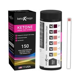 Keto-mojo B088c3gf9t 150 Ketone Urine Test Strips App And Guide Ebook Included Extra-long For Ea
