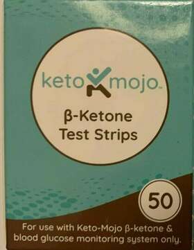 2022-please Keto-mojo Td4279 1 Ketone Test Strips 50 Pack Exp 03/31/2022-please Read Listing