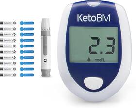 Ketobm 313044791736 Blood Ketone Meter Kit For Keto Diet Testing - Complete Test With Ket