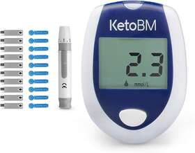 Ketobm 695640617185 Blood Ketone Meter Kit For Keto Diet Testing - Complete Test Ki