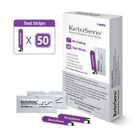 B08m2mhk9m Ketosens Blood Ketone Test Strips - 50ct For Keto Diet And Ketosis Monitoring