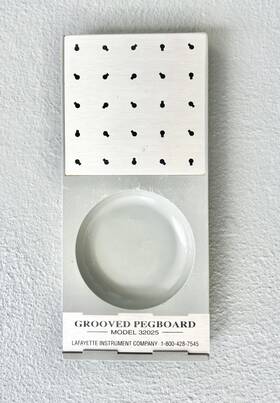 32025 Lafayette Instrument Company Grooved Pegboard Instrument. Model Visual Motor Test