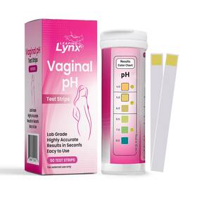 Leaping Lynx 850074249122 Vaginal Ph Test Strips 50 Count For Women Bv Yeast Uti Risk