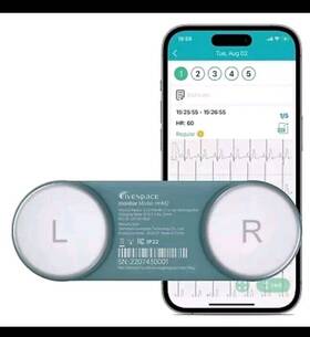 Livenpace 850044912292 Hr Monitoring Device Personal Bluetooth Monitor For Rhythm Waveform