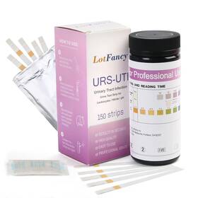 11j-2136-d Lotfancy Uti Test Strips 150ct 3-in-1 Urine For Leukocyte Nitrite And Ph