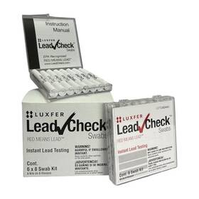Luxfer B0f1zb2xqn Leadcheck Swabs Instant Lead Test 6-pack Of 8-pack Crystal Case