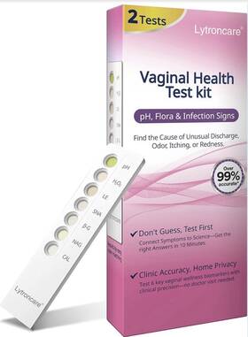 Ph-bv-yeast-microbiota-10 Lytroncare 2 Tests Of 6-in-1 Vaginal Health Test Kit Check Minute