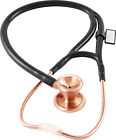 Mdf797rg11 Mdf Instruments Classic Cardiology Stainless Steel Stethoscope Rose Gold Black