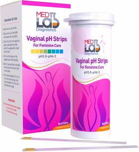 Med Lab Diagnostics 445030723742 Vaginal Ph Test Strips For Women 50 Cnt . Bv Home Kit Bacterial Vaginos