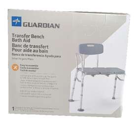 G3-100kbx1 Medline Guardian Shower/transfer Bench With Back 400 Lb. Capacity U Save