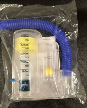 Medline Hcs93500 Spirometers - Post-surgical Incentive Spirometer 5000 Ml