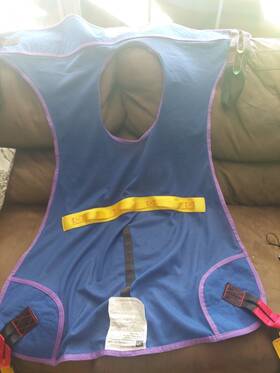 Mdsmr114 Medline Slings Reusable Full-body Patient Sling With Commode Opening Mesh Size M