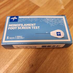 Msc0005 Medline 5 Neuropathy Monofilament Tester Foot Filament Screen Test 5.07 10g Box