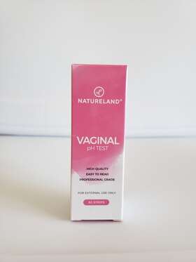 Natureland 606098294163 Vaginal Health Ph Test Strips Feminine 80 Stripes