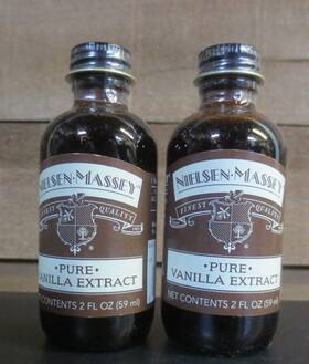 Nielsen Massey 025638710022 Nielsen-massey Pure Vanilla Extract For Baking And Cooking - 2 Bottles Oz Each