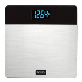 5252616 Nobrand 12.2 Inch Lcd Weight Scale Battery Powered 400 Lb Capacity Stainless Steel