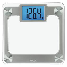 760641932 Nobrand Taylor 440 Lb Digital Glass Scale With Weight Tracking
