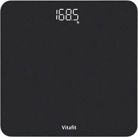 Vt726 Nobrand Digital Bathroom Scale Led Display Step-on 400lb/182kg Silver Black