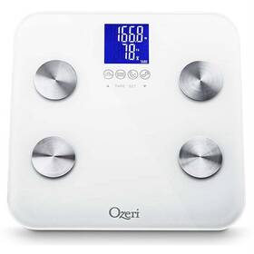 Zb13-w Nobrand Touch 440 Lbs Bath Scale With Auto Recognition And Infant Tare Tech
