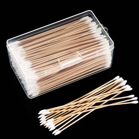 Norme 850069266066 300 Pieces 6 Inch Caliber Cleaning Swabs Round/pointed Tip With Wooden Handle
