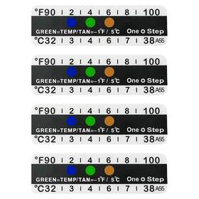 One Step 100xtempstrip T Urine Temperature Test Strips 100 X Stick On Thermometer For Co
