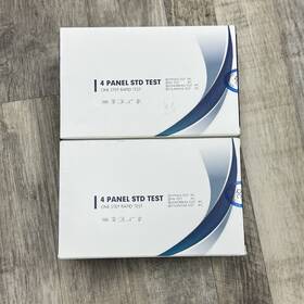 1211212 One Step 4 Panel Std Test - At Home Rapid Expires 09-2025 Sealed Lot Of 2