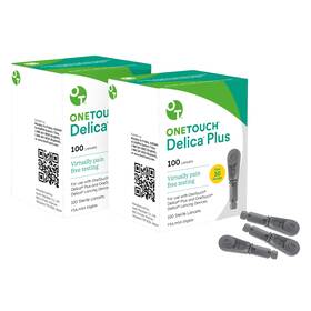 Onetouch 353885012867 Delica Plus Lancets For Diabetes Testing - Fine 30-gauge