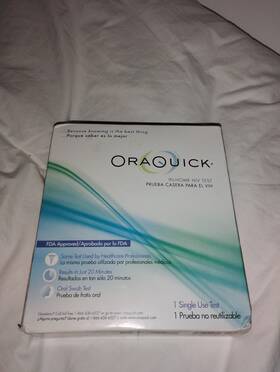Oraquick 0006703834 In-home Hiv Self-test Oral Swab Fda 510k Single Use 20min