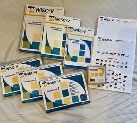Ktea-3 Pearson Wisc-v Manuals Stimulus Books Response Booklets Carrying Bag